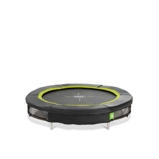 EXIT Silhouette ground sports trampoline ø183cm - black