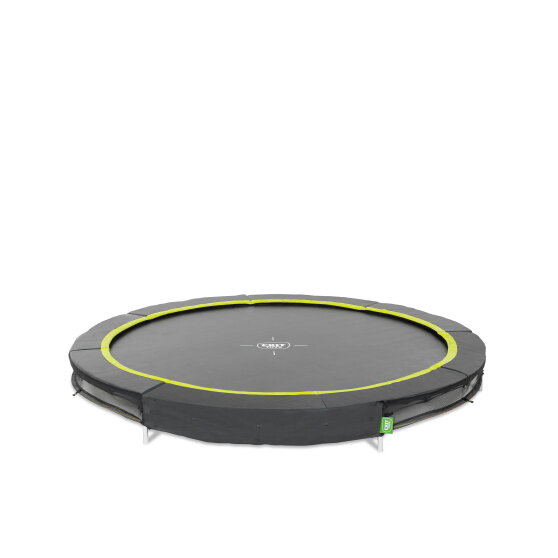 EXIT Silhouette ground sports trampoline ø305cm - black