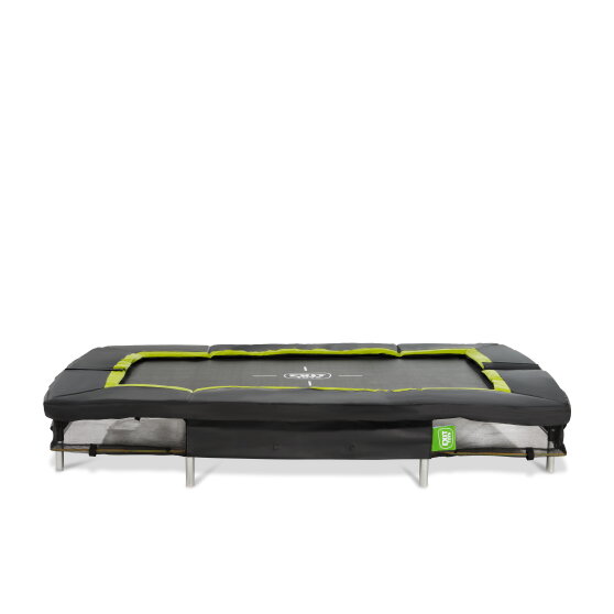 EXIT Silhouette ground sports trampoline 153x214cm - black