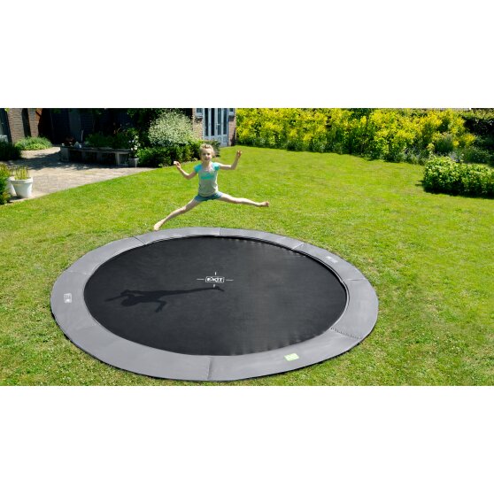 InTerra ground-level trampoline ø305cm green | EXIT Toys