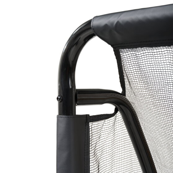 EXIT Coppa steel football goal 220x170cm - black