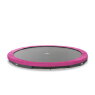 EXIT Silhouette ground sports trampoline ø366cm - pink