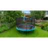 EXIT Elegant Premium trampoline ø366cm with Deluxe safetynet - blue
